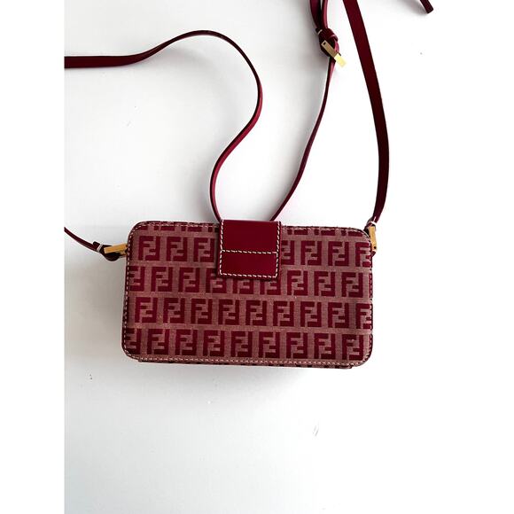Fendi Vintage zucchino red box crossbody bag - Picture 4 of 8